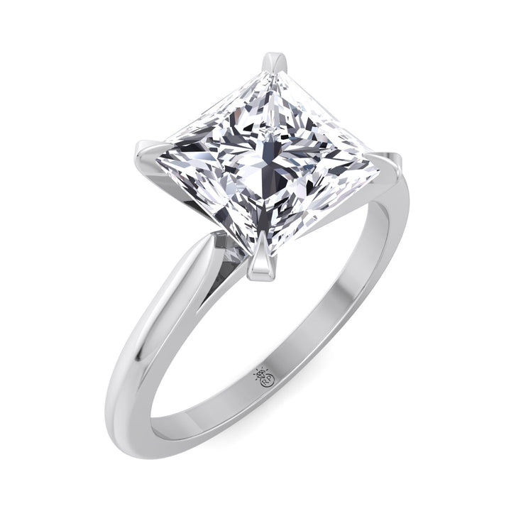 Princess Cut Solitaire Engagement Ring