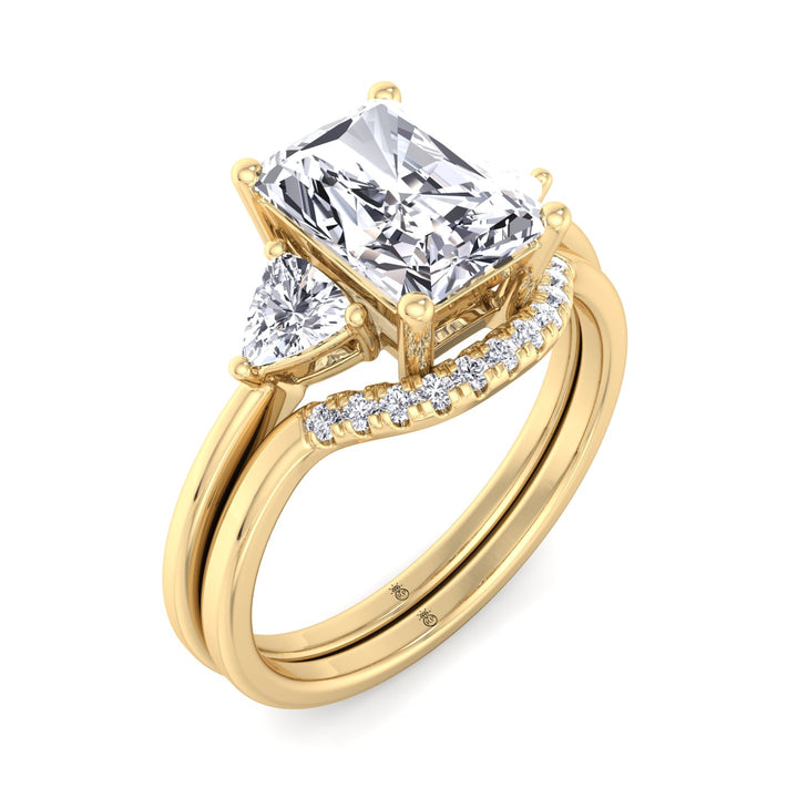 Wedding Band with Curve (0.025 CT)