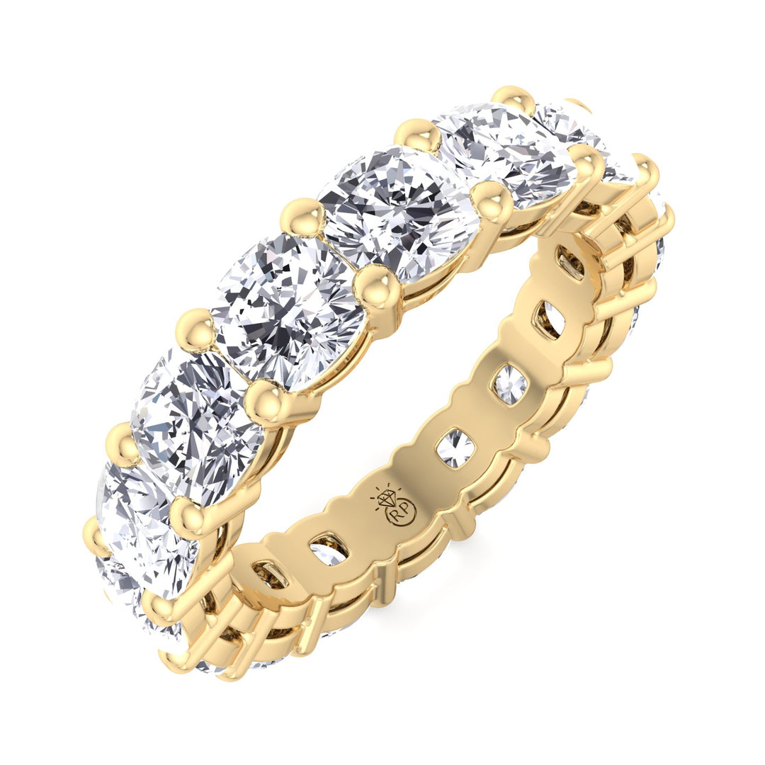 Cushion Cut   Eternity Band