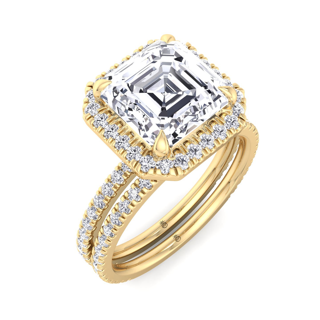 Matching Pave Wedding Band (0.34 CT)