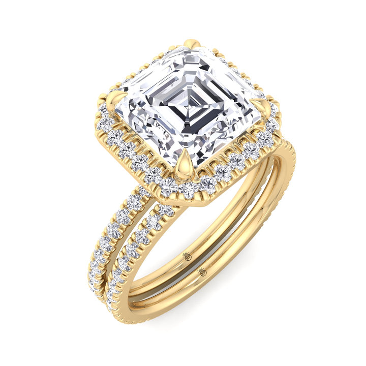 Matching Pave Wedding Band (0.34 CT)