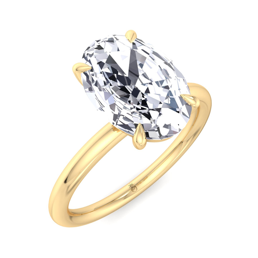 Oval Cut Solitaire Engagement Ring