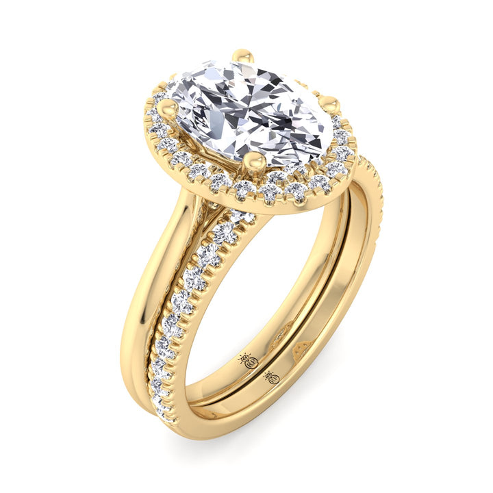 Matching Pave Wedding Band (0.16 CT)