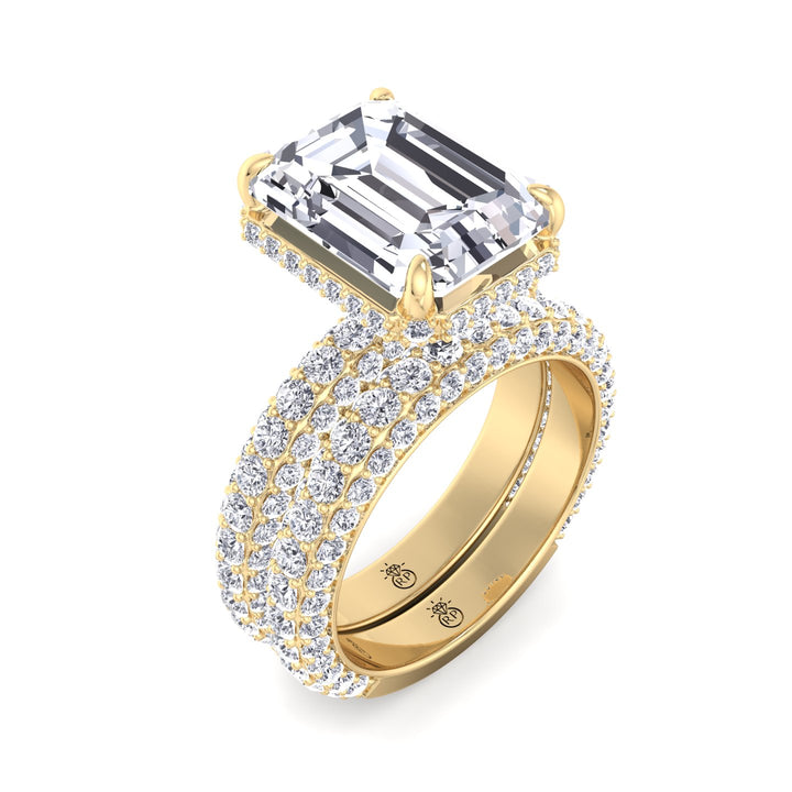 Matching Pave Wedding Band (0.79 CT)