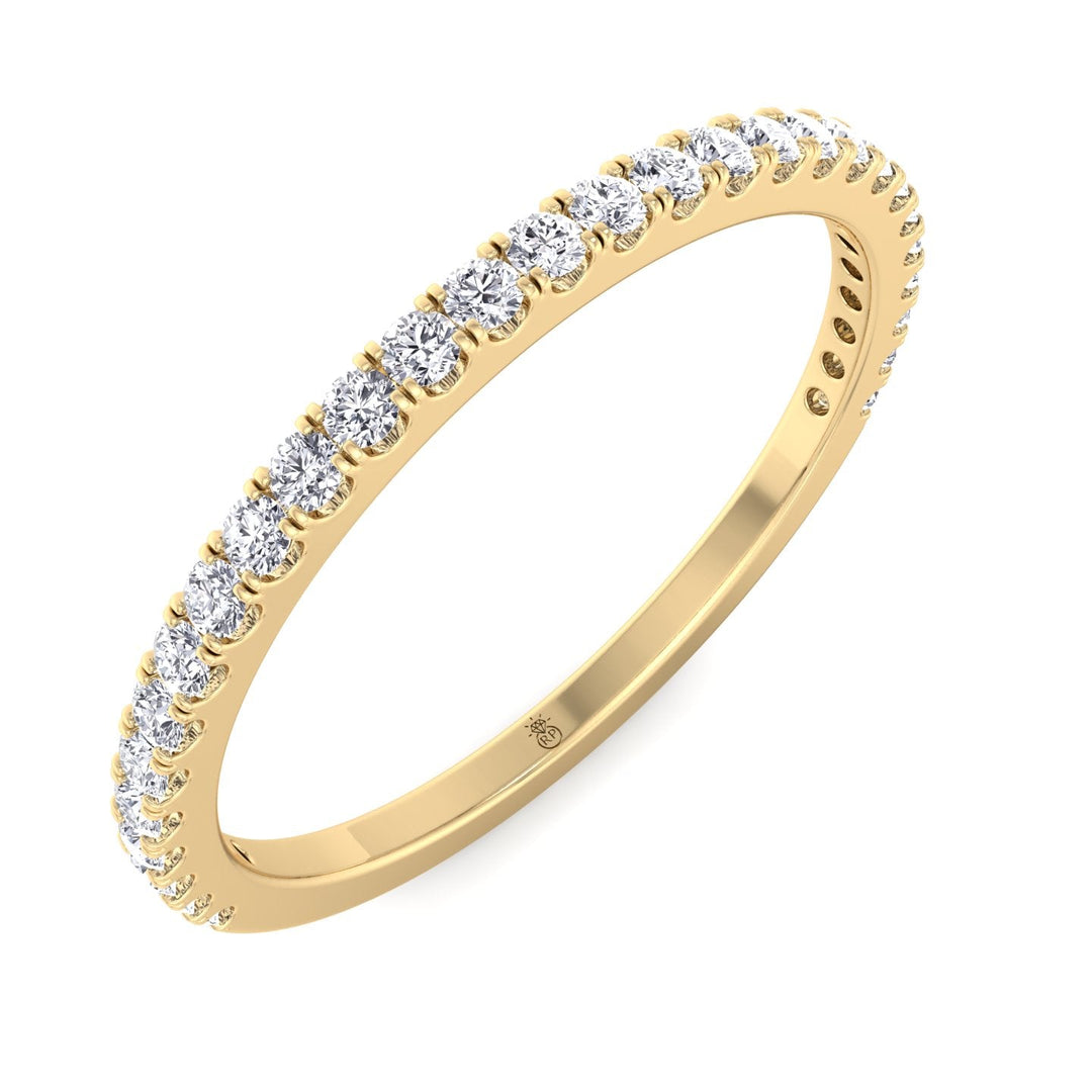 0.25ct Dainty Stackable Band