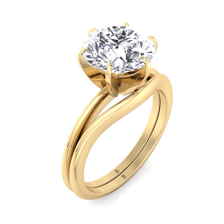 3mm Plain Wedding Band with Curve