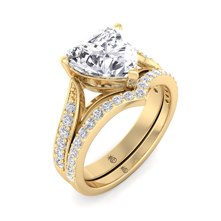 Matching Pave Wedding Band (0.17 CT)