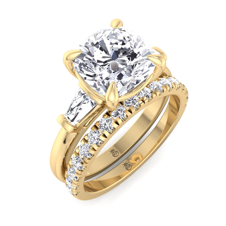 Matching Pave Wedding Band (0.19 CT)