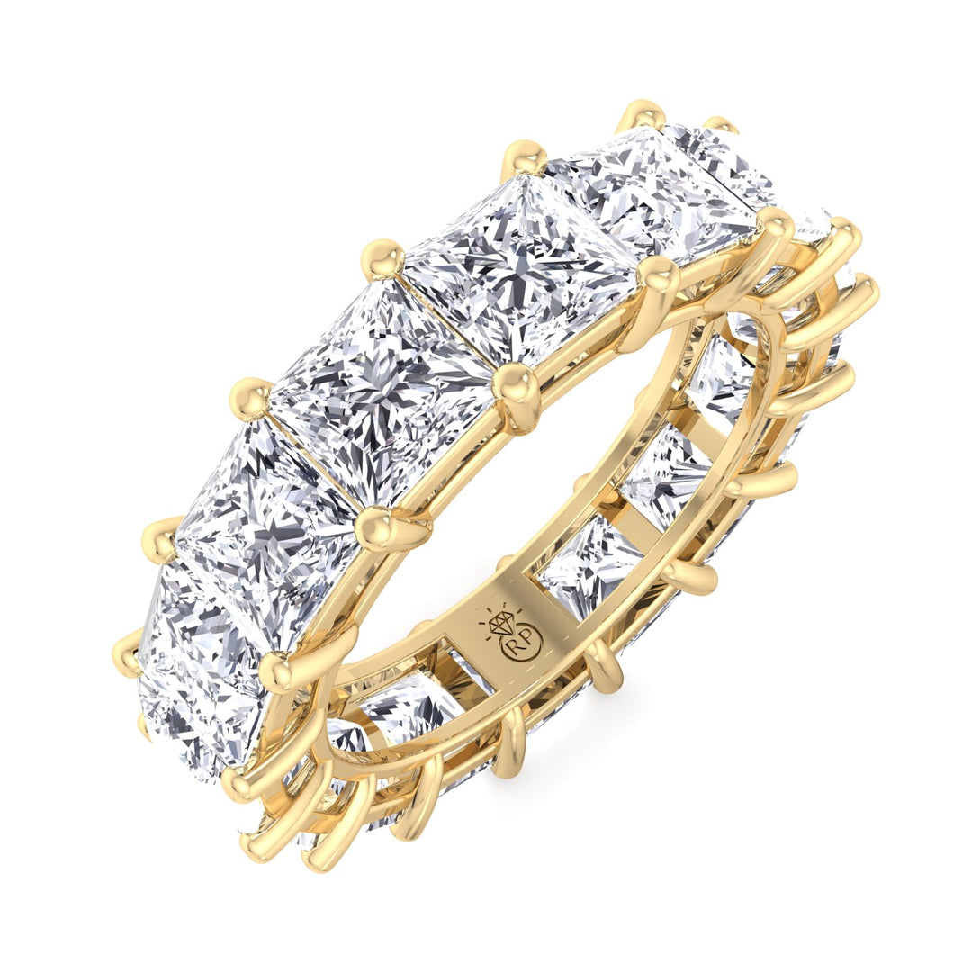 Princess Cut Eternity Band