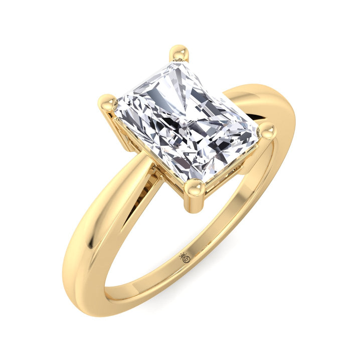 Radiant Cut Solitaire Engagement Ring