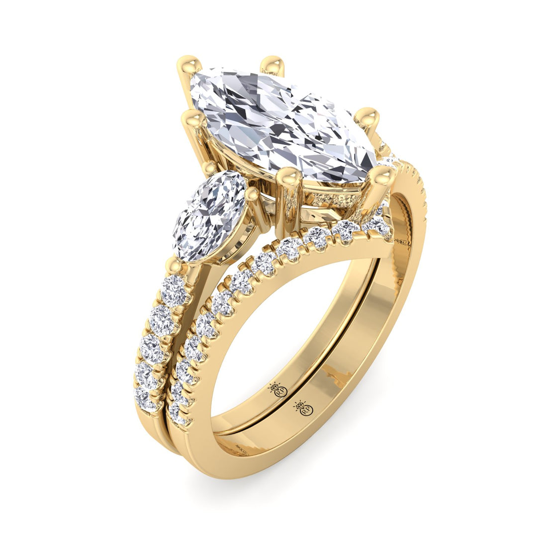 Matching Pave Wedding Band (0.17 CT)