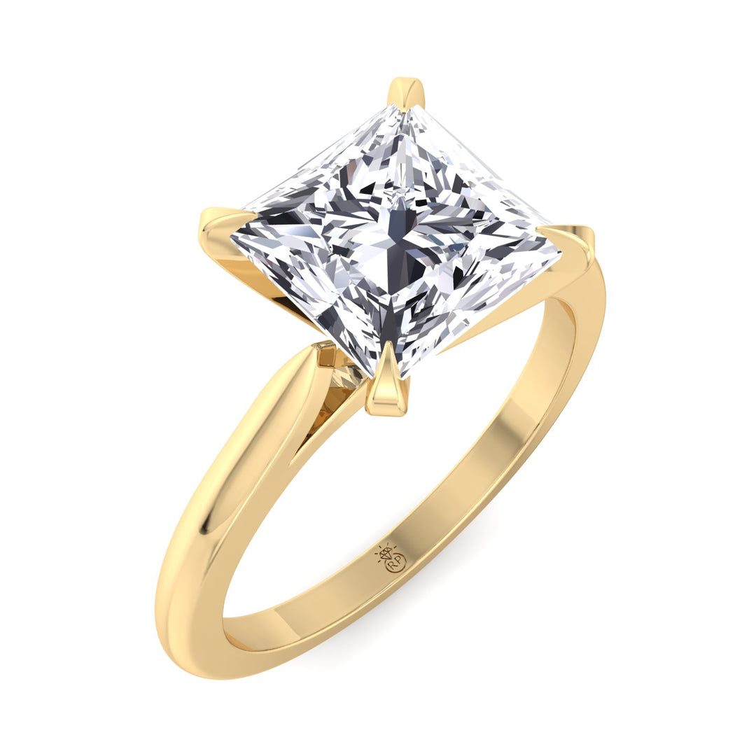 Princess Cut Solitaire Engagement Ring