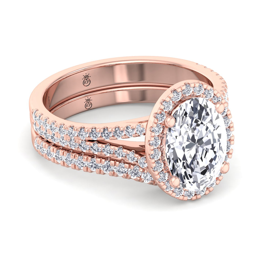 Pave Wedding Band with Curve (0.34 CT)