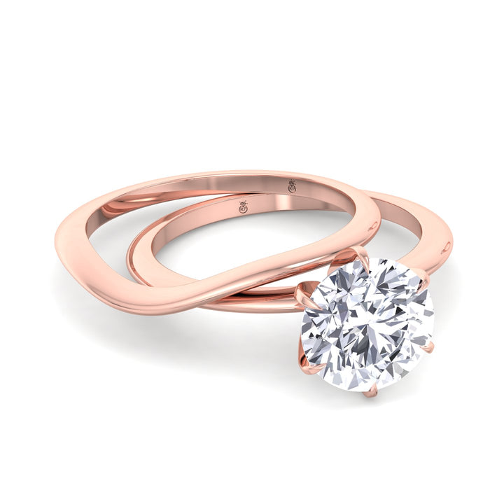 3mm Plain Wedding Band with Curve