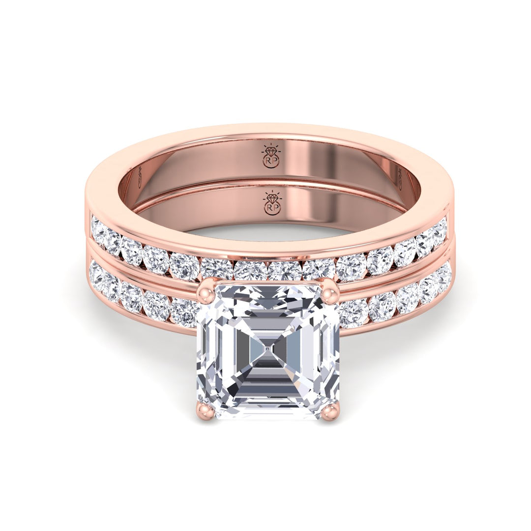 Channel Set Wedding Band (O.65CT)