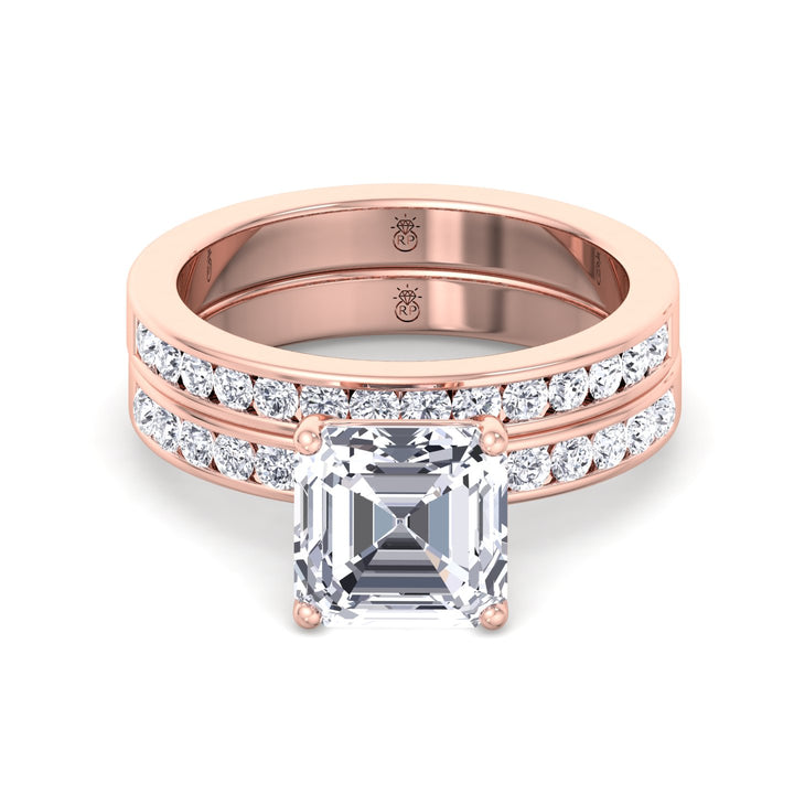 Channel Set Wedding Band (O.65CT)