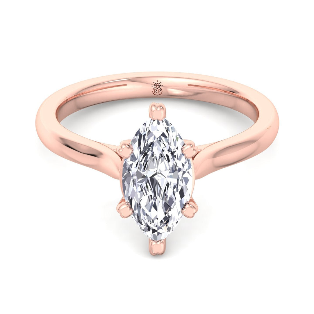 Marquise Cut Solitaire Engagement Ring