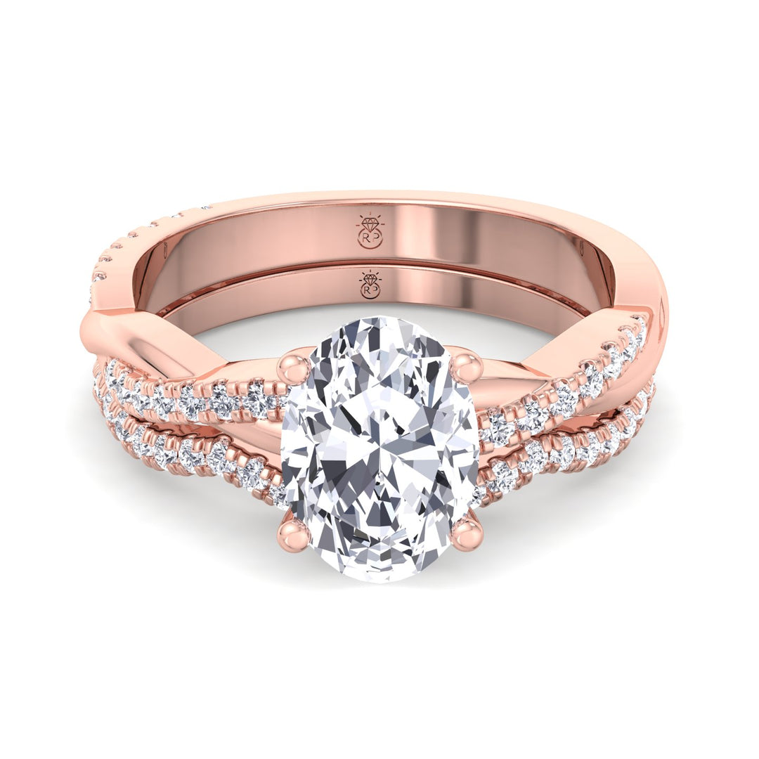 Curvy Pave Wedding Band (0.22 CT)