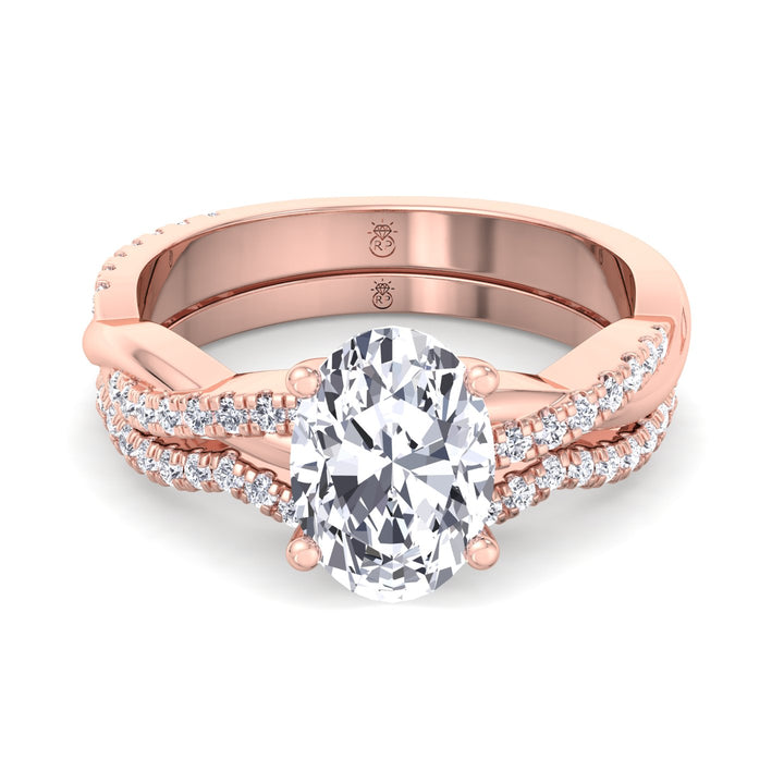 Curvy Pave Wedding Band (0.22 CT)