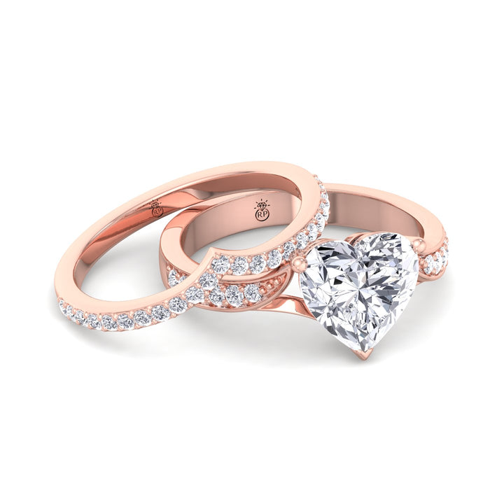 Matching Pave Wedding Band (0.17 CT)