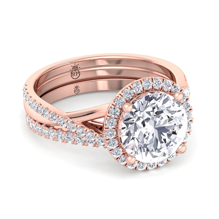 Matching Pave Wedding Band (0.3 CT)