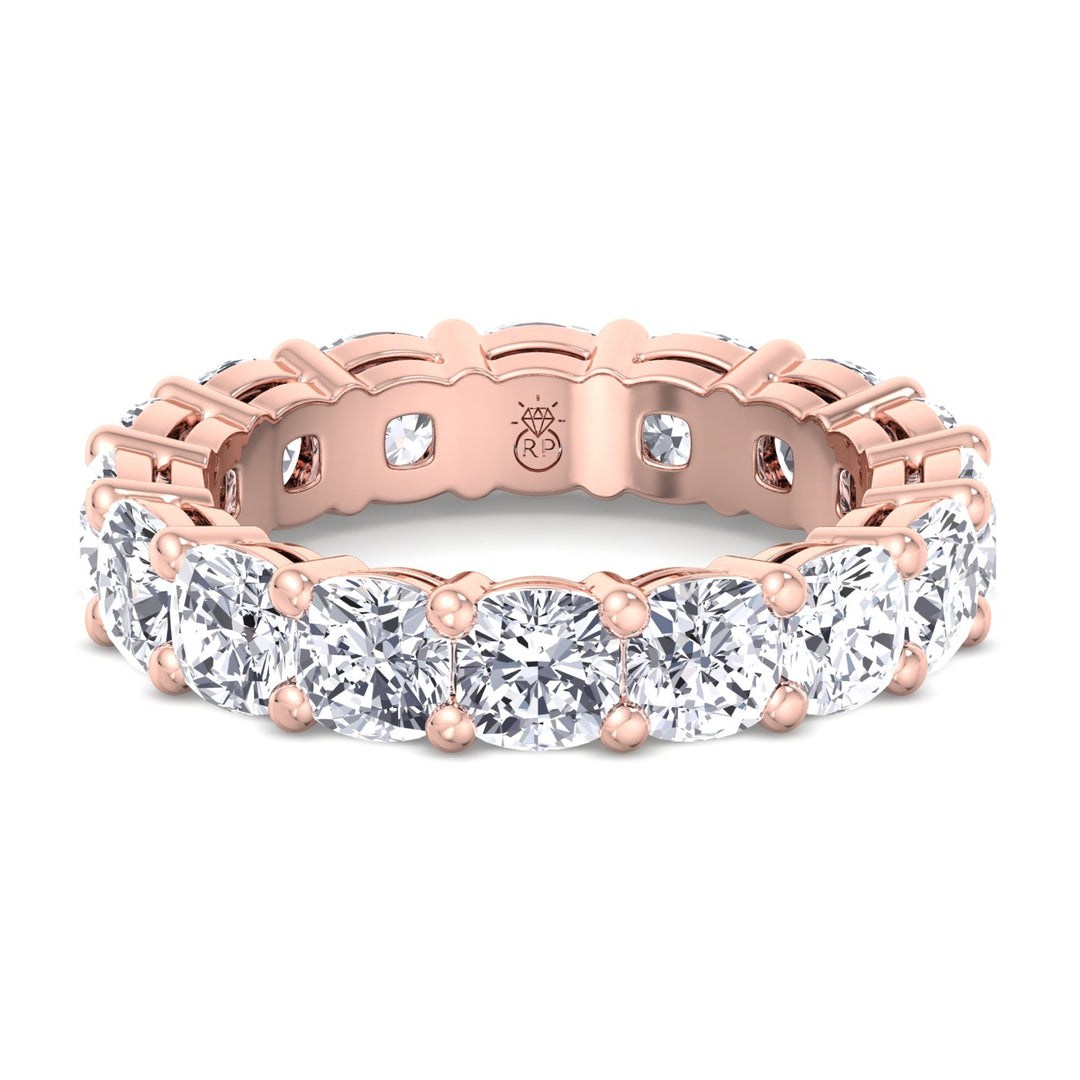 Cushion Cut   Eternity Band