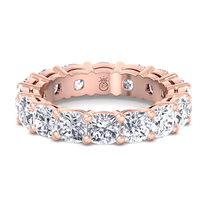 Cushion Cut   Eternity Band