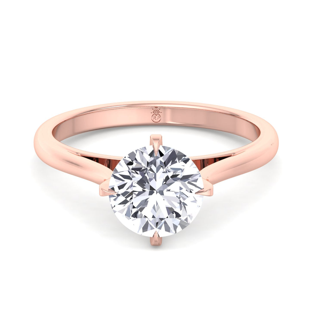 Round Cut Solitaire Engagement Ring