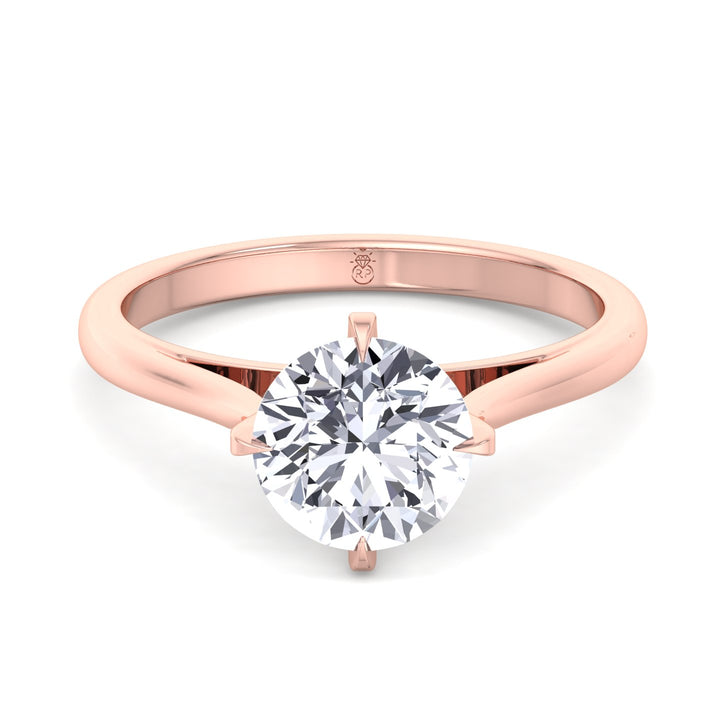 Round Cut Solitaire Engagement Ring
