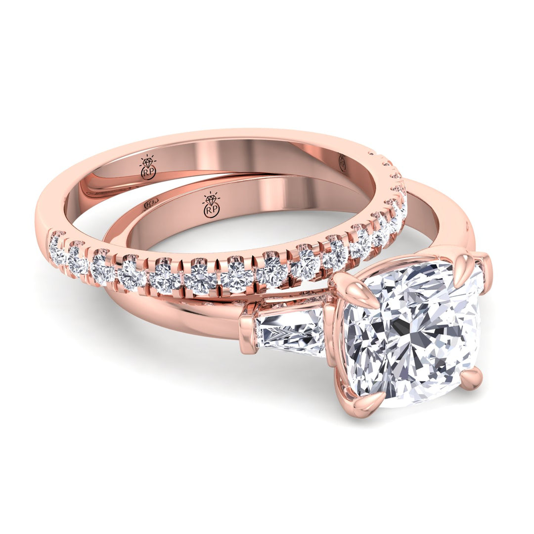 Matching Pave Wedding Band (0.19 CT)
