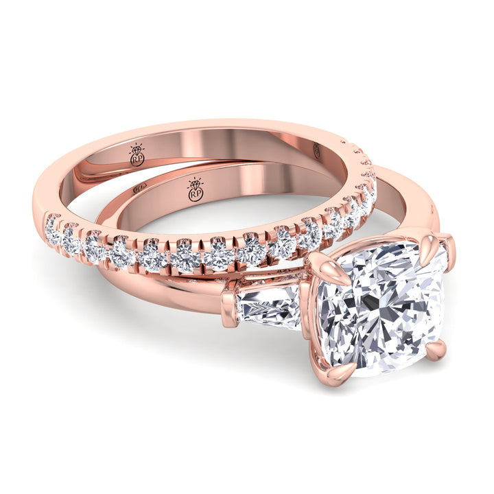 Matching Pave Wedding Band (0.19 CT)