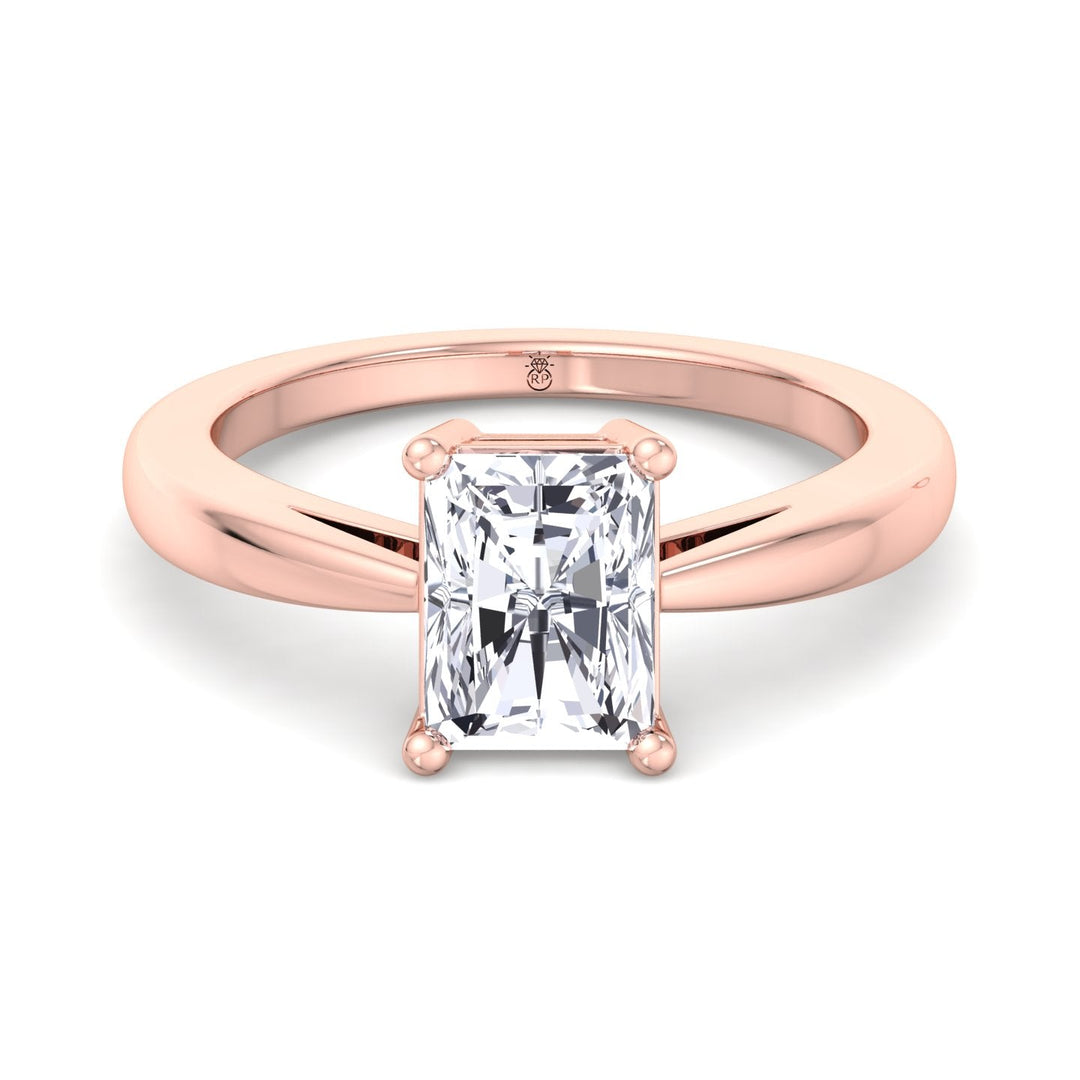 Radiant Cut Solitaire Engagement Ring
