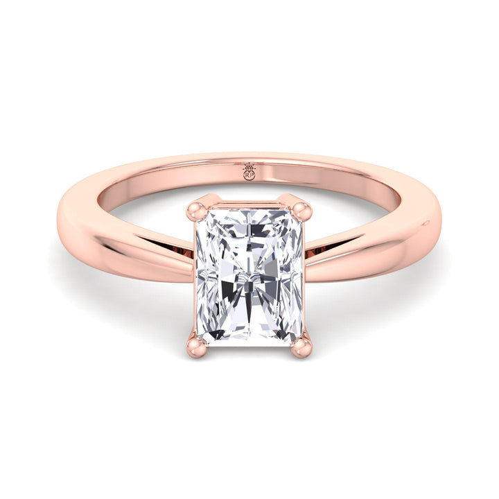 Radiant Cut Solitaire Engagement Ring
