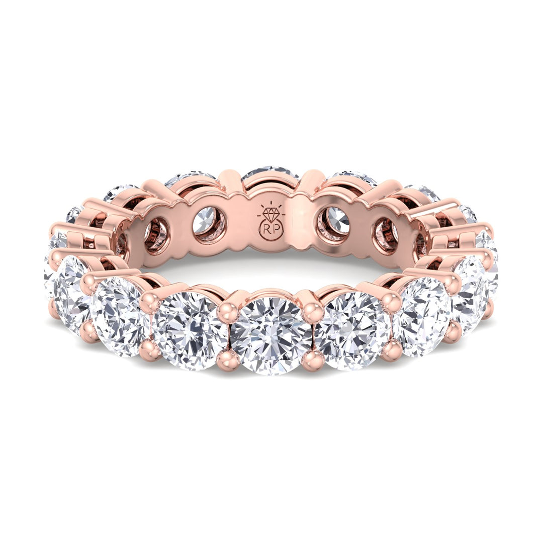 Classic Round Cut   Eternity Band
