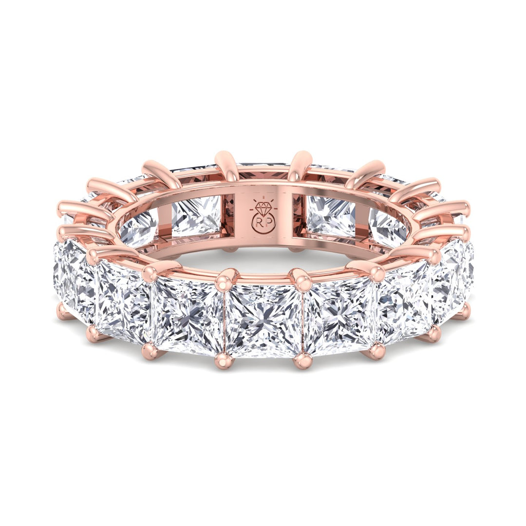 Princess Cut Eternity Band