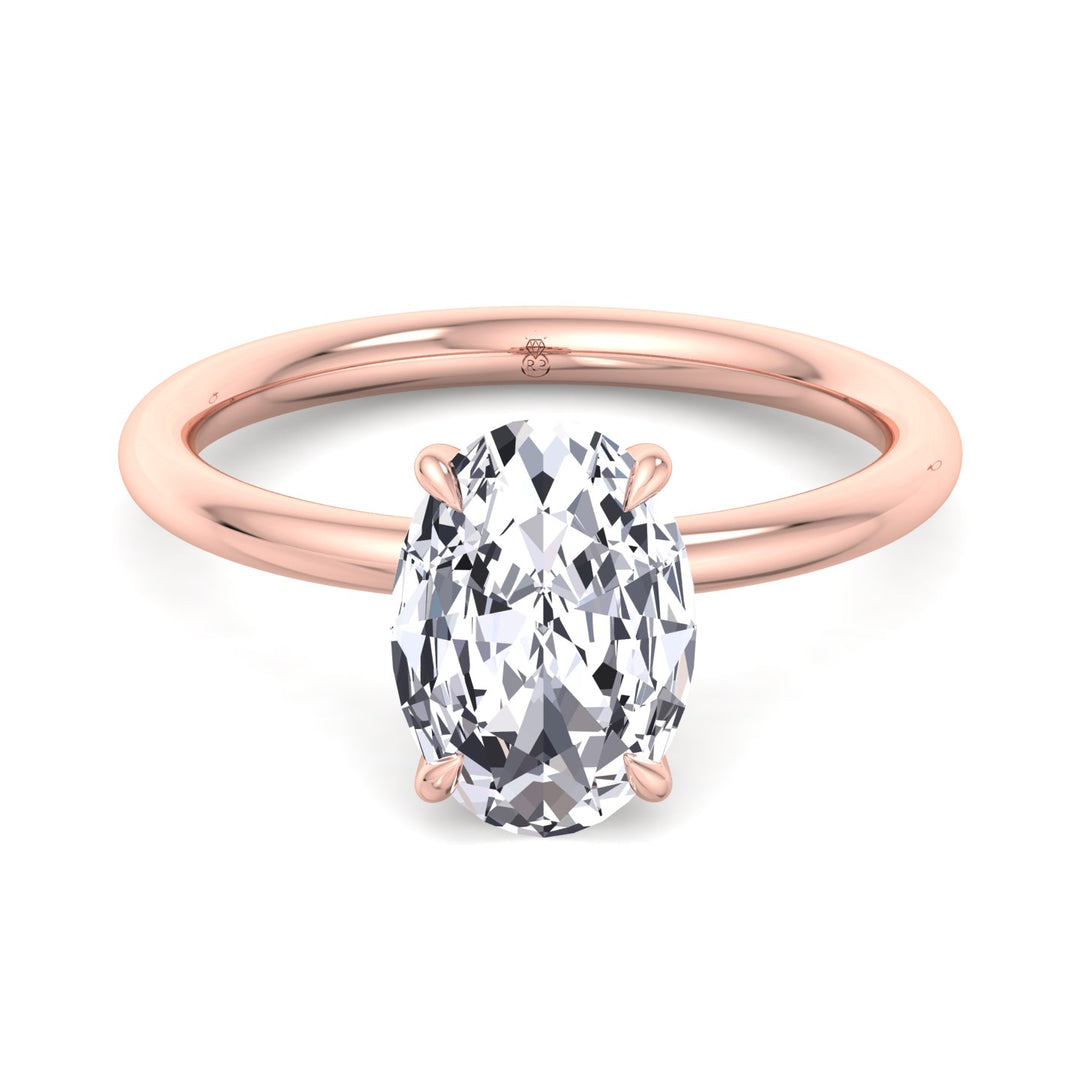 Oval Cut Solitaire Engagement Ring