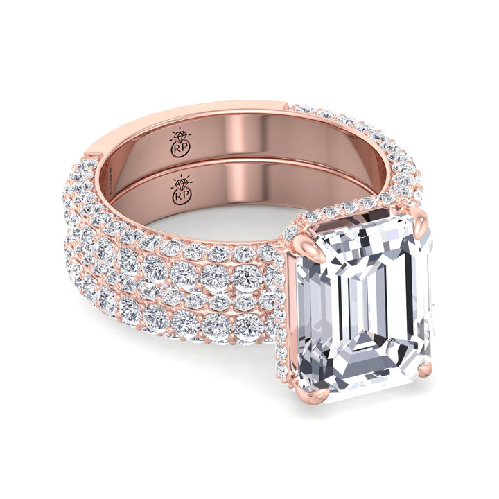 Matching Pave Wedding Band (0.79 CT)