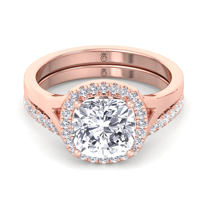 Stackable Pave Wedding Band with Curve (0.16 CT)