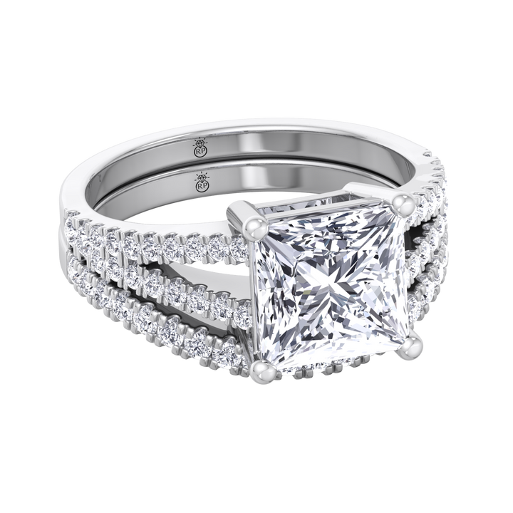 Curved Pave Wedding Band (0.26 CT)
