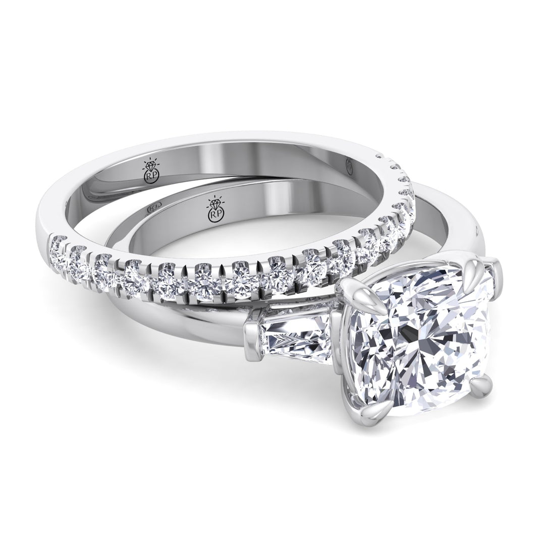 Matching Pave Wedding Band (0.19 CT)