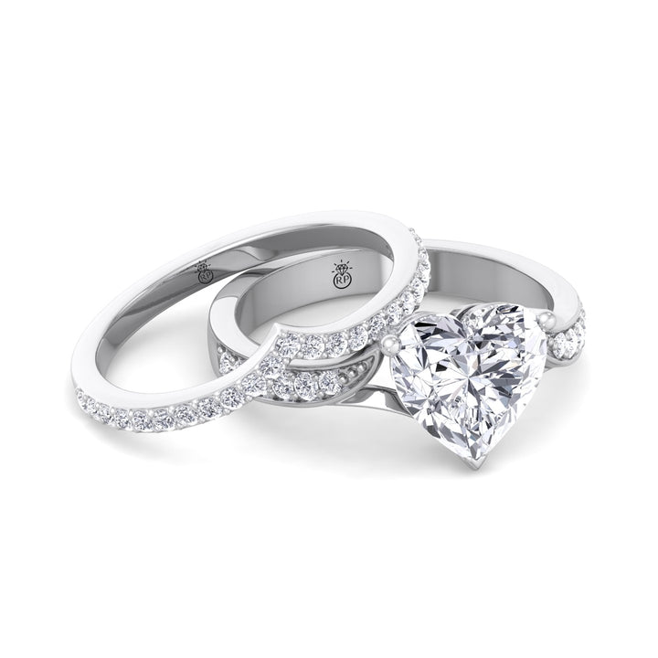 Matching Pave Wedding Band (0.17 CT)