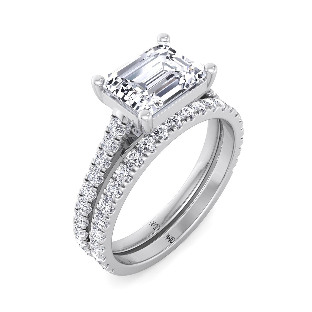 Matching Pave Wedding Band (0.30 CT)