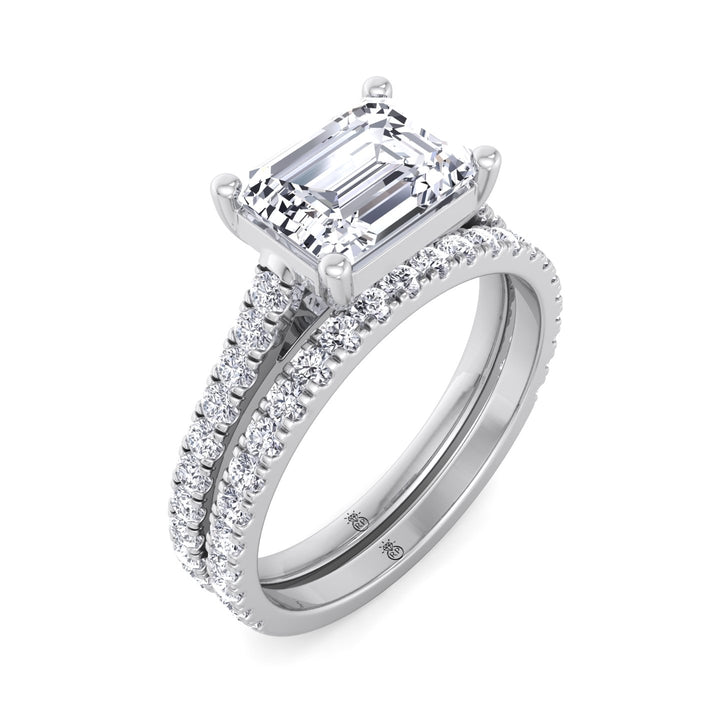 Matching Pave Wedding Band (0.30 CT)
