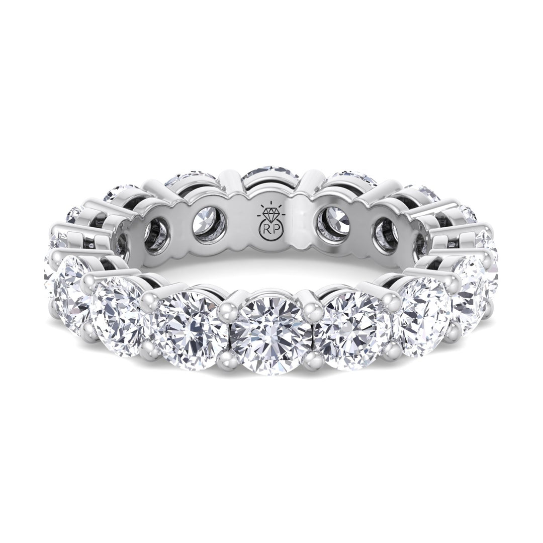 Classic Round Cut   Eternity Band