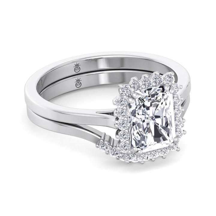 Curved Pave Wedding Band (0.12 CT)