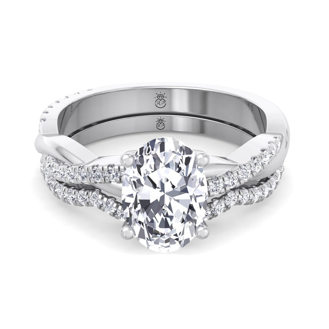 Curvy Pave Wedding Band (0.22 CT)