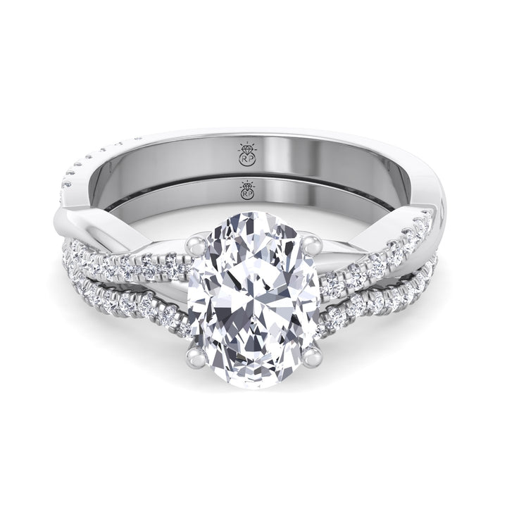 Curvy Pave Wedding Band (0.22 CT)