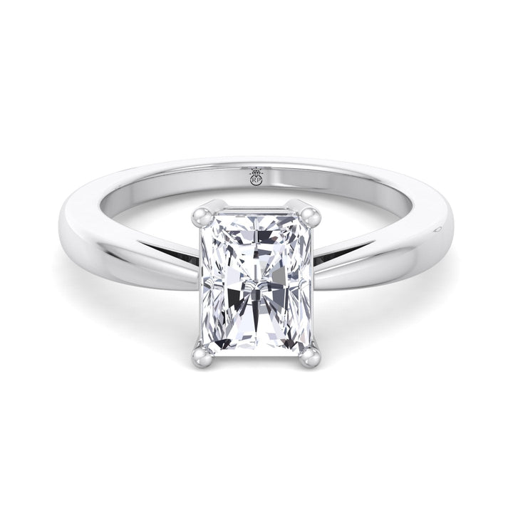 Radiant Cut Solitaire Engagement Ring