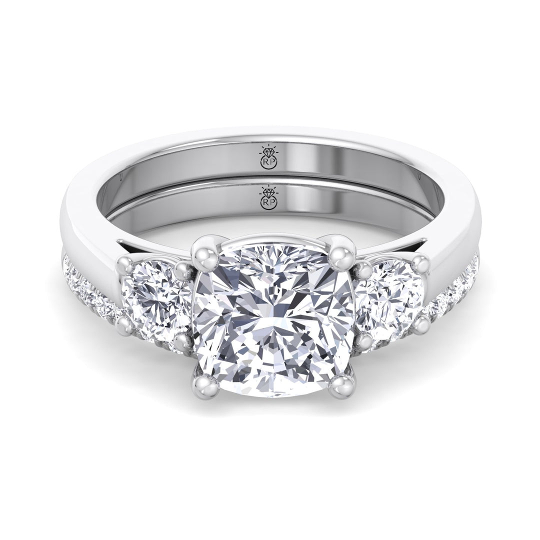 Hollywood - Pave Wedding Band with Curve (0.36 CT)