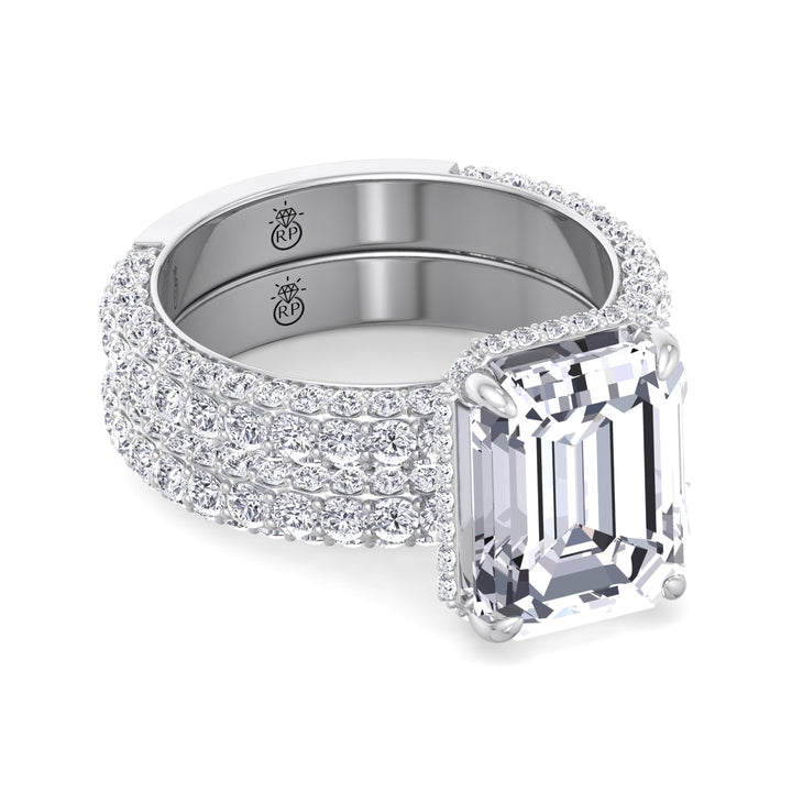 Matching Pave Wedding Band (0.79 CT)